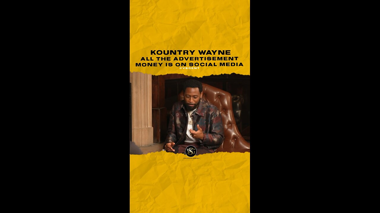 @kountrywayne All the advertisement money is on social media