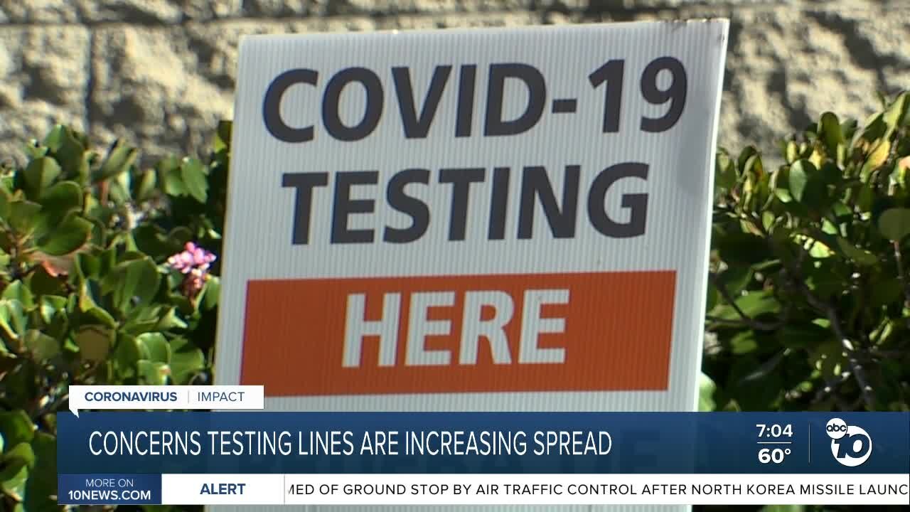 Concerns testing lines are increasing spread