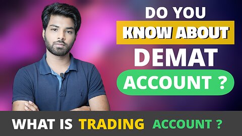 Demat account and trading account Explained in Hindi | Stock Market for beginners