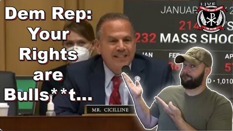 Breaking: Dem Rep, "Spare me the bulls**t about Constitutional Rights"... And the truth comes out...