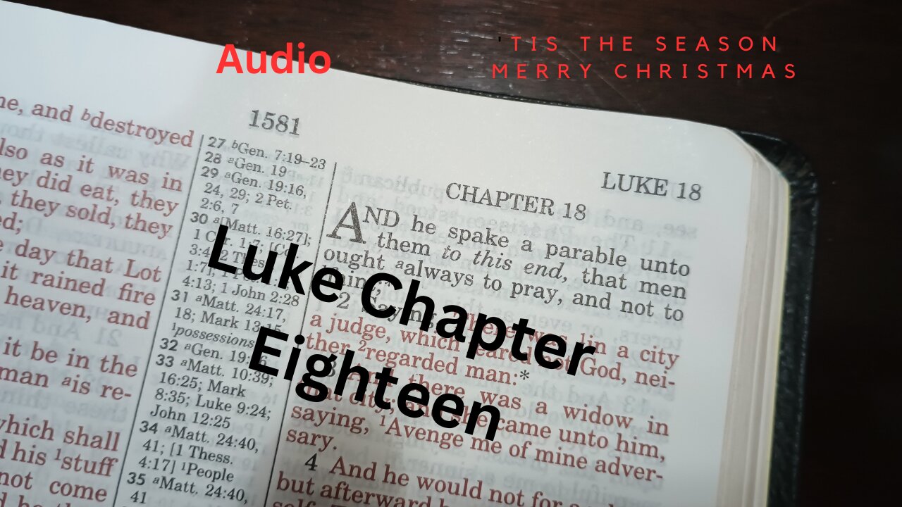 With God, All Things Are Possible. Luke Chapter 18