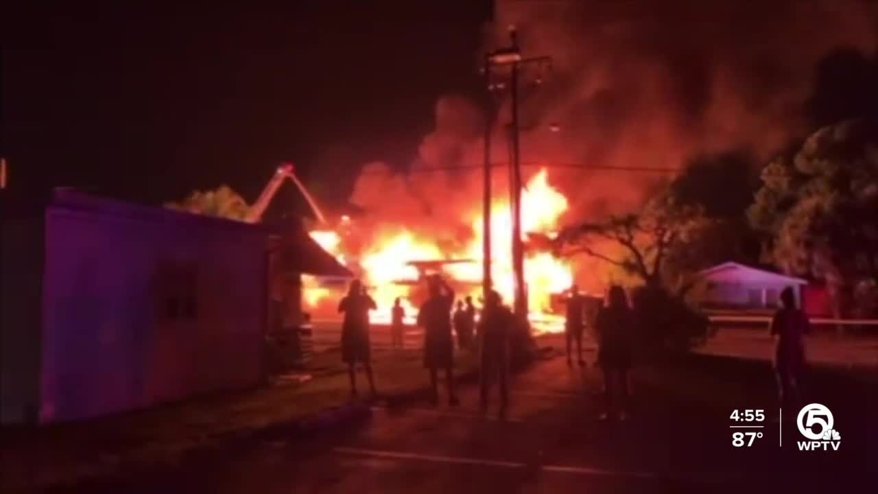Vero Beach businesses destroyed by fire