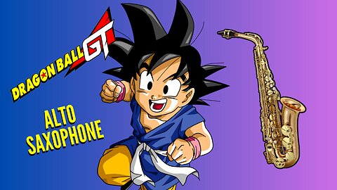 Alto Saxophone Dragon Ball GT Opening | Dan Dan Kokoro Hikareteku