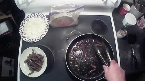 What's Cooking with The Bear? Filipino Steak with roasted asparagus