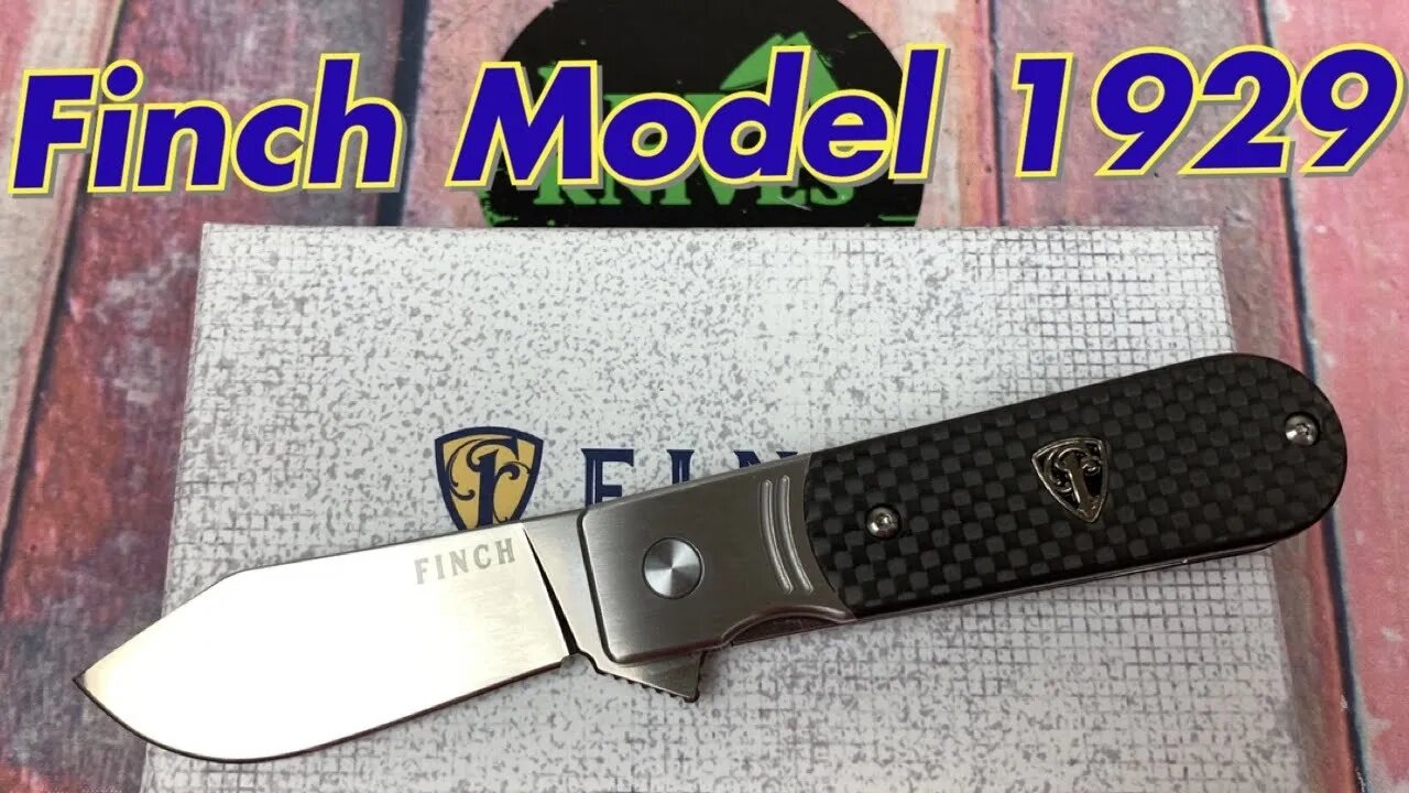 Finch Knife Co Model 1929 flipper knife / includes disassembly/ Great design classy gent carry !!