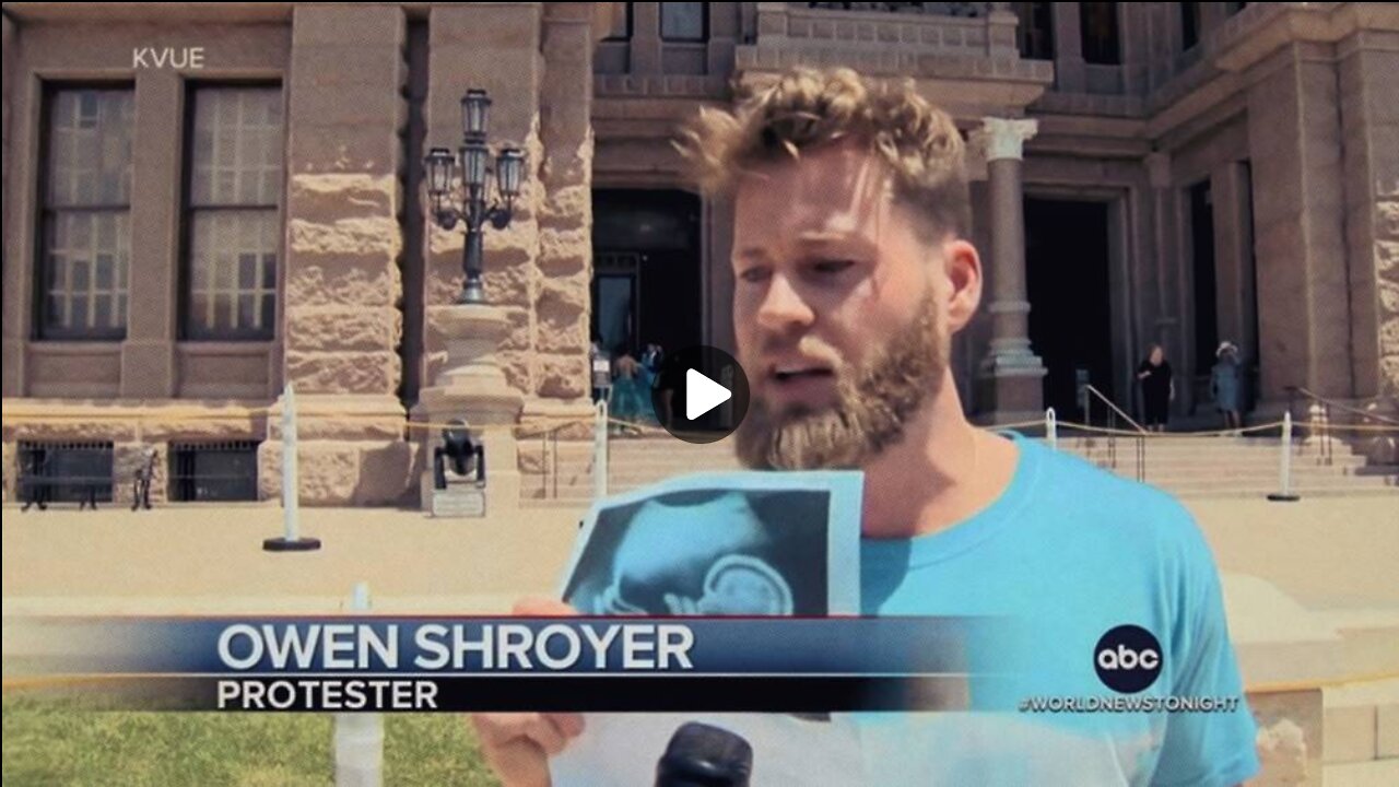 ABC World News Airs Interview With Owen Shroyer Making Pro Life Stand