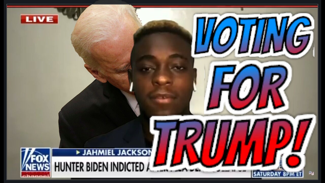 Young Black Democrat Voter Ditches Biden For Trump