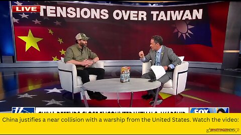 China justifies a near collision with a warship from the United States. Watch the video: