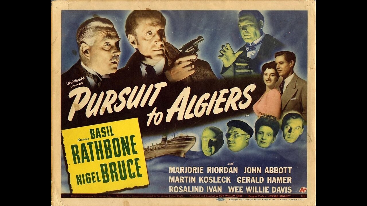 Sherlock Holmes Pursuit to Algiers - 1943