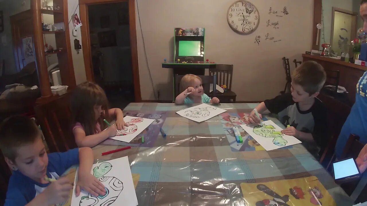 Krazy Kidz Doing 3 Color Challenge