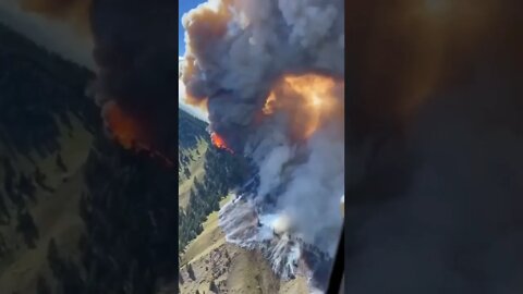 UN INFIERNO EN Idaho ha ENTRADO en alerta roja todo el día. EE.UU