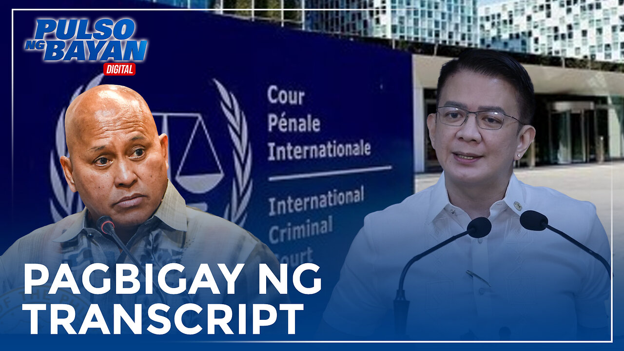 Sen. Bato, kinontra ang desisyon ni Escudero na bigyan ng transcript ng senate hearing ang ICC