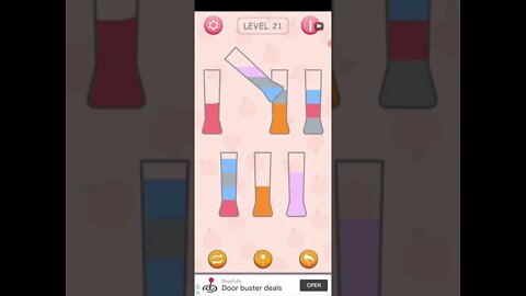 Water Sort Puzzle Level 21