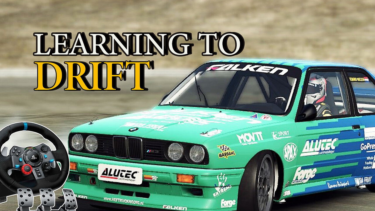 Learning to drift with 900 Degrees G29 Steering wheel in Assetto Corsa PC [ Day 1]