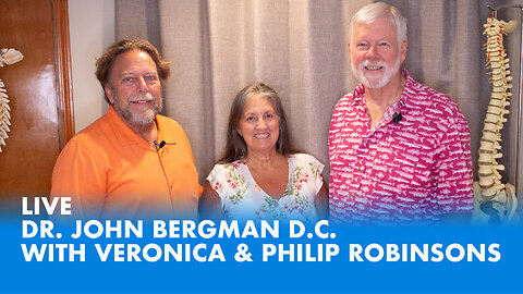 Dr. B with Veronica & Philip - I can look at the ceiling now!