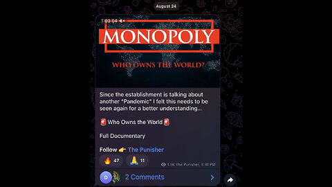 🚨Who Owns the World🚨- must see🧐😉🫶✌️