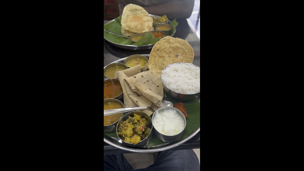 Goa puri & chapati thali in margao | Goa city