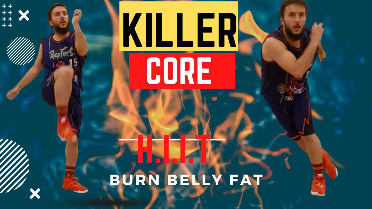 KILLER CORE HIIT WORKOUT TO TORCH CALORIES AND GET A LEAN TONED BODY