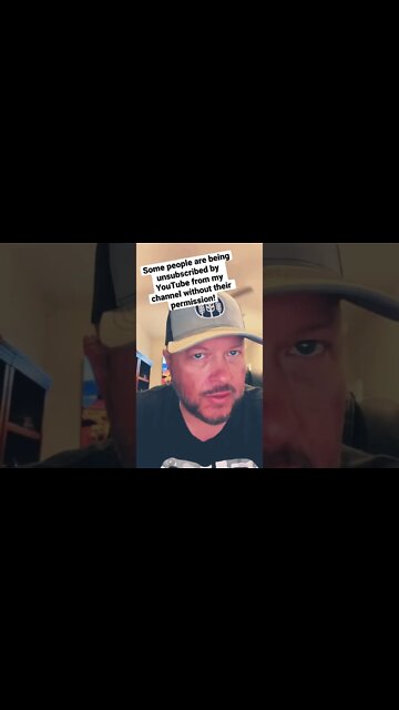 You may have been unsubscribed by YouTube from my channel without your permission.