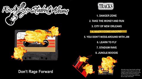 Rock Dojo Student Album #34 “Don’t Rage Forward”: When I come around (Green Day Cover) Track 4