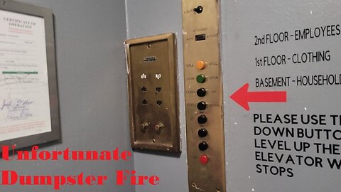 Hot Garbage "1946" Westbrook (Wagner) Traction Elevator at Ebenezer's Attic (N Wilkesboro, NC)