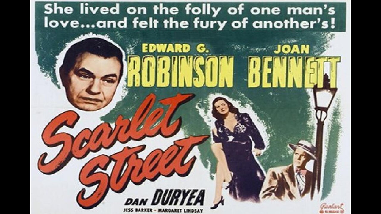 SCARLET STREET 1945 A Slick Girl & Her Gangster Boyfriend Con a Gullible Man FULL MOVIE in HD