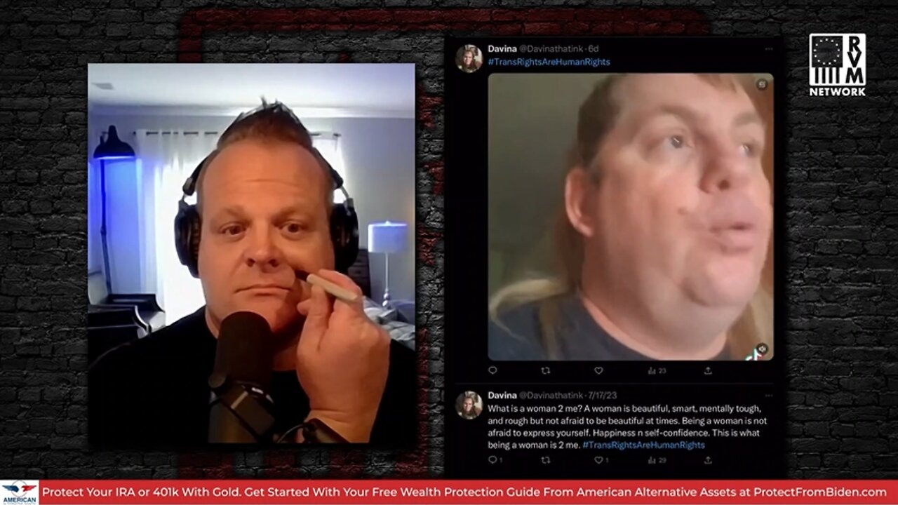Trans 'Woman' Mansplaining What Womanhood Is Sends RVM Roundup Off The Rails