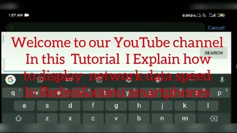How to display network speed in Xiaomi smartphones #qisaqtech, #redmi8a, #xiomi,#netspeed