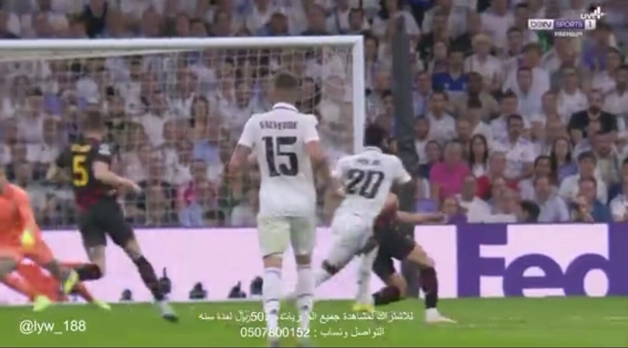 Vinicius JR Goal | 1-0 Real Madrid vs Manchester City | Champions League 2023