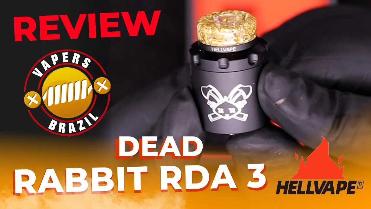 Hellvape Dead Rabbit 3 - O novo RDA do Coelho Morto !!!! - Review PTBR