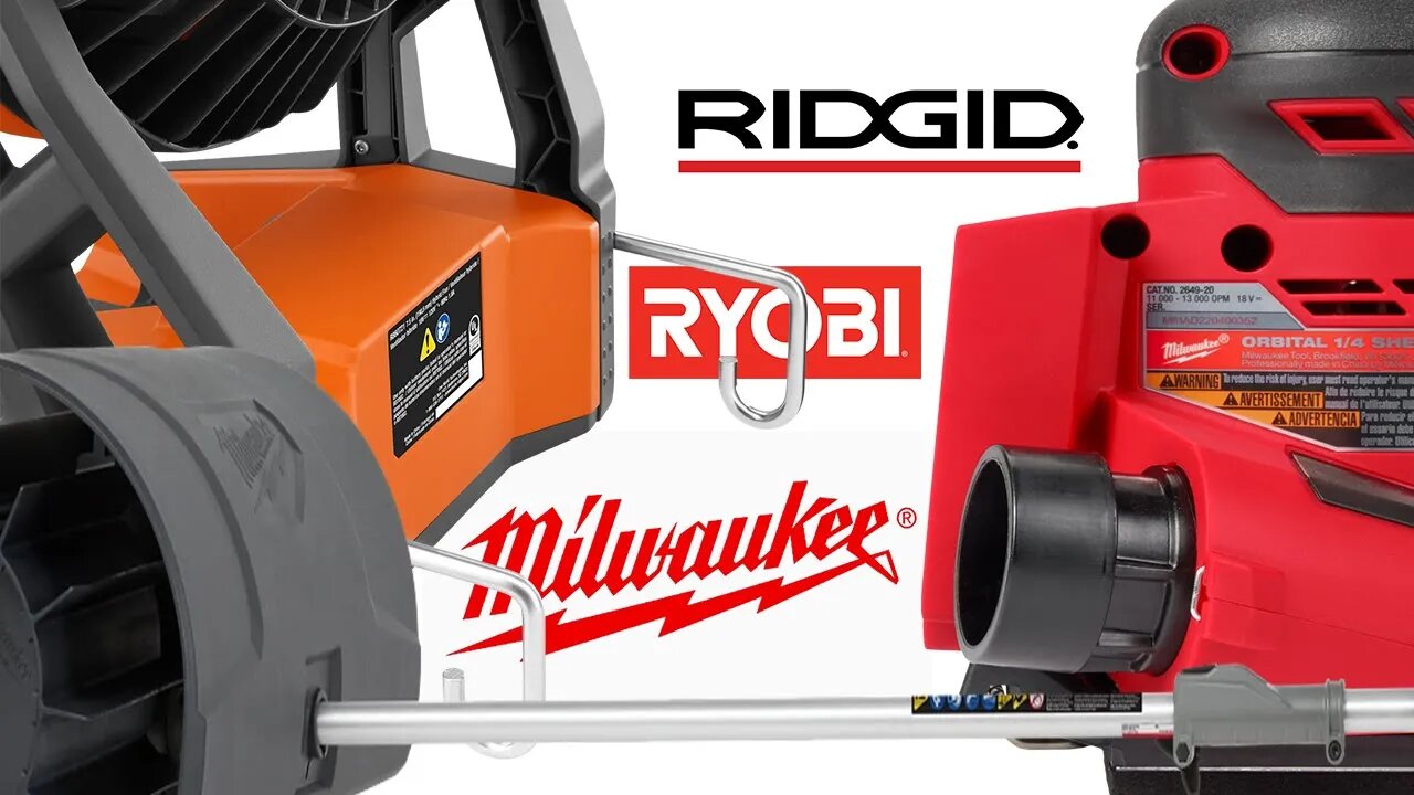 Milwaukee Ridgid and Ryobi Tool NEW (MAJOR TOOL ANNOUNCMENT) 2022!