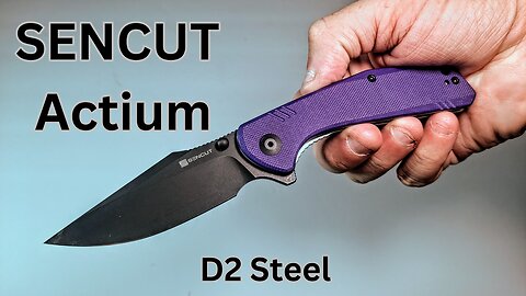 SENCUT Actium Flipper & Thumb Stud Knife