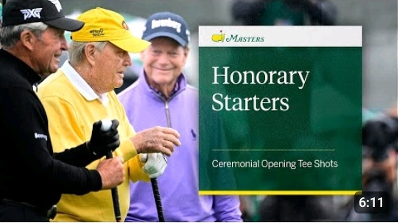 2024 Honorary Starters at the Masters