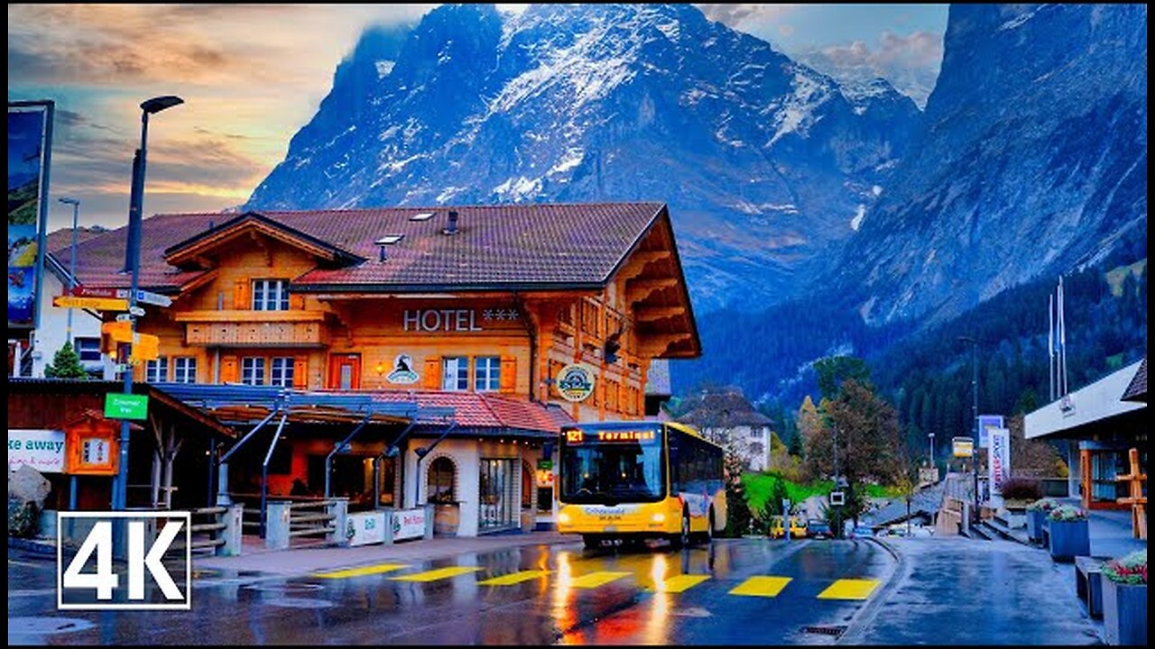 Grindelwald 🇨🇭 the Most Beautiful Holiday Destination in Switzerland 4K