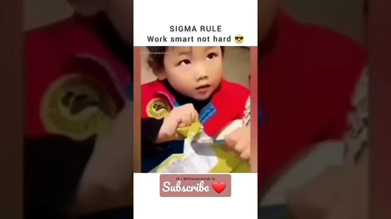 Sigma rule💯- Work Smart Not Hard (Girl) #shorts #sigmarule #sigma