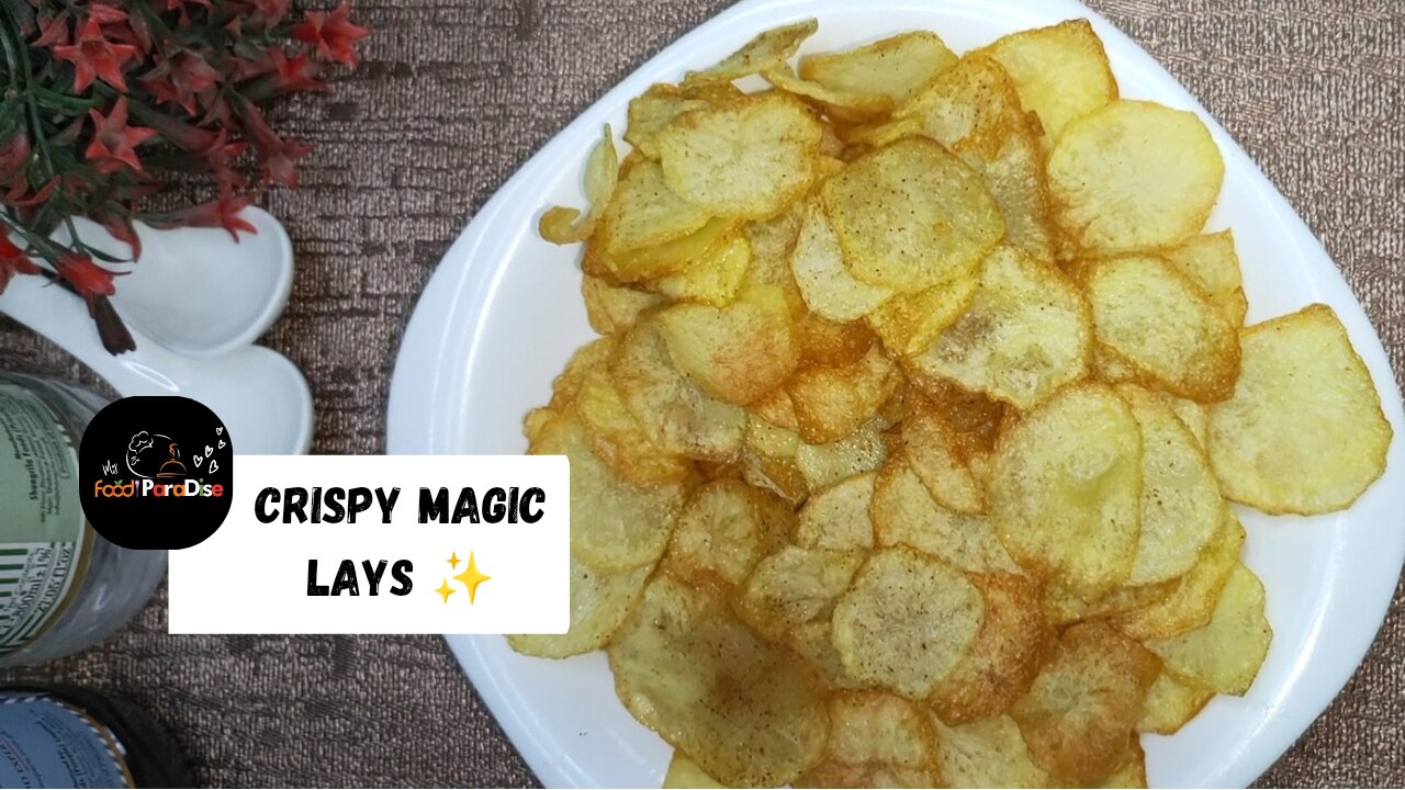 Crispy Magic lays: Ultimate Homemade Potato lays Recipe!