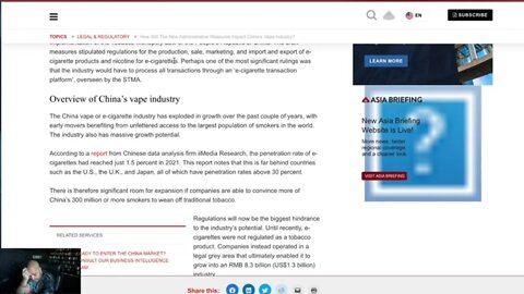Important: May 1st, China Shutting Down Vape Companies