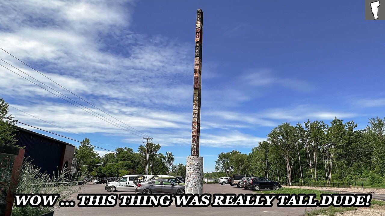 SURPRISED BY A VERY TALL OBJECT IN BURLINGTON, VERMONT