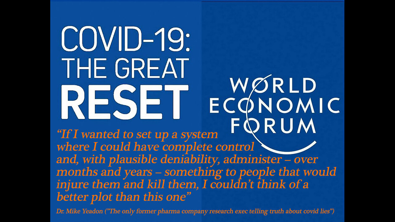 World Economic Forum: The Young Global Leaders Program & Great Reset