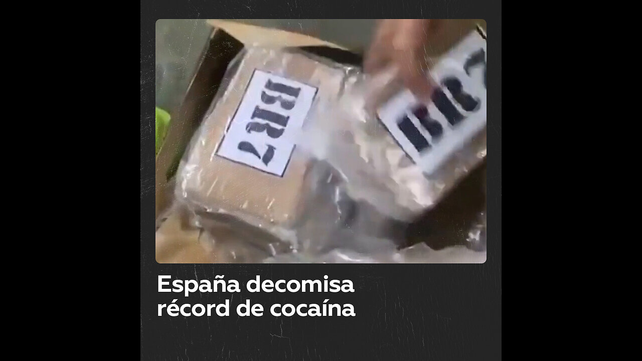 Oculto en cajas de banana: España incauta el alijo más grande de cocaína en su historia