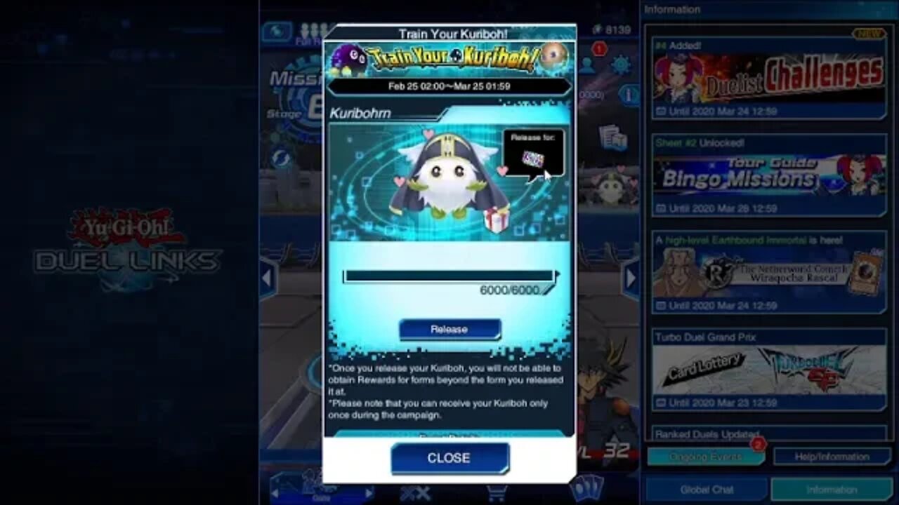 YuGiOh Duel Links - Train Your Kuriboh Reward