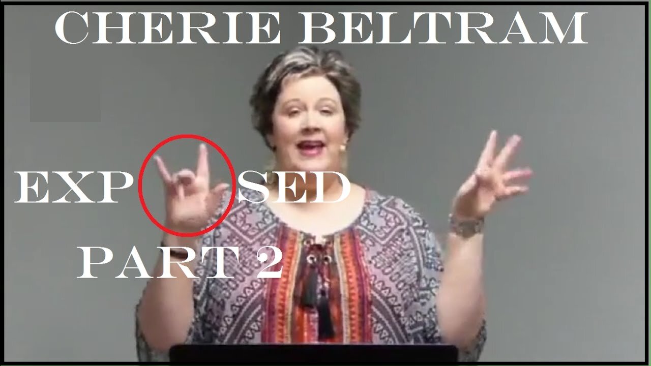 "Pastor" Cherie Beltram of "Three hearts church" Exposed! Caught using Masonic hand signs/Witchcraft! Part 2