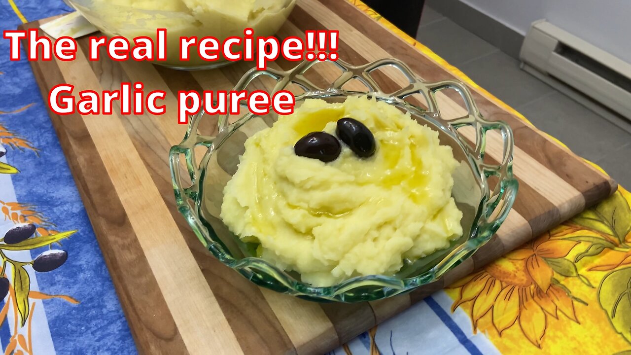 The perfect balance of flavor!!!Traditional family recipe Garlic Puree enjoy.