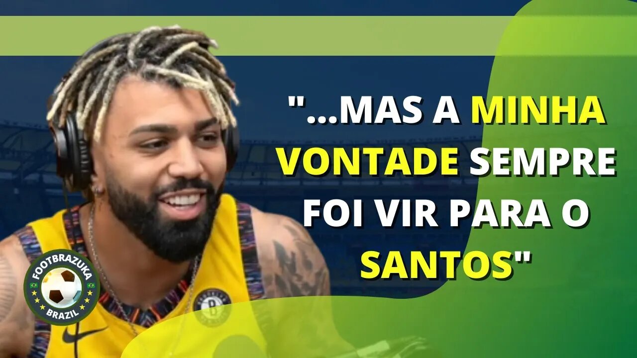 GABIGOL NO PODPAH EXPLICA COMO VOLTOU PARA O SANTOS