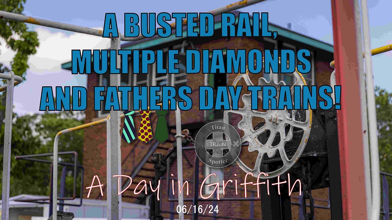 Saluting Dads While Railfanning in Indiana: And We Found a Broken Rail!