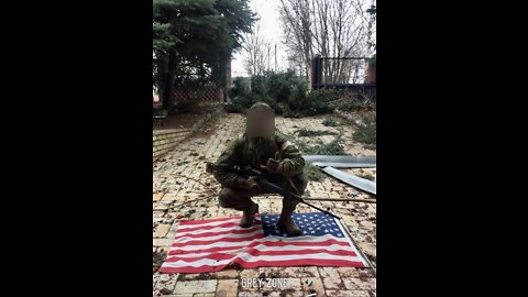 🇷🇺 Our fighters found the American flag on the positions of the retreating enemy.