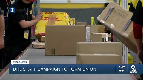 DHL staff campaign to form union