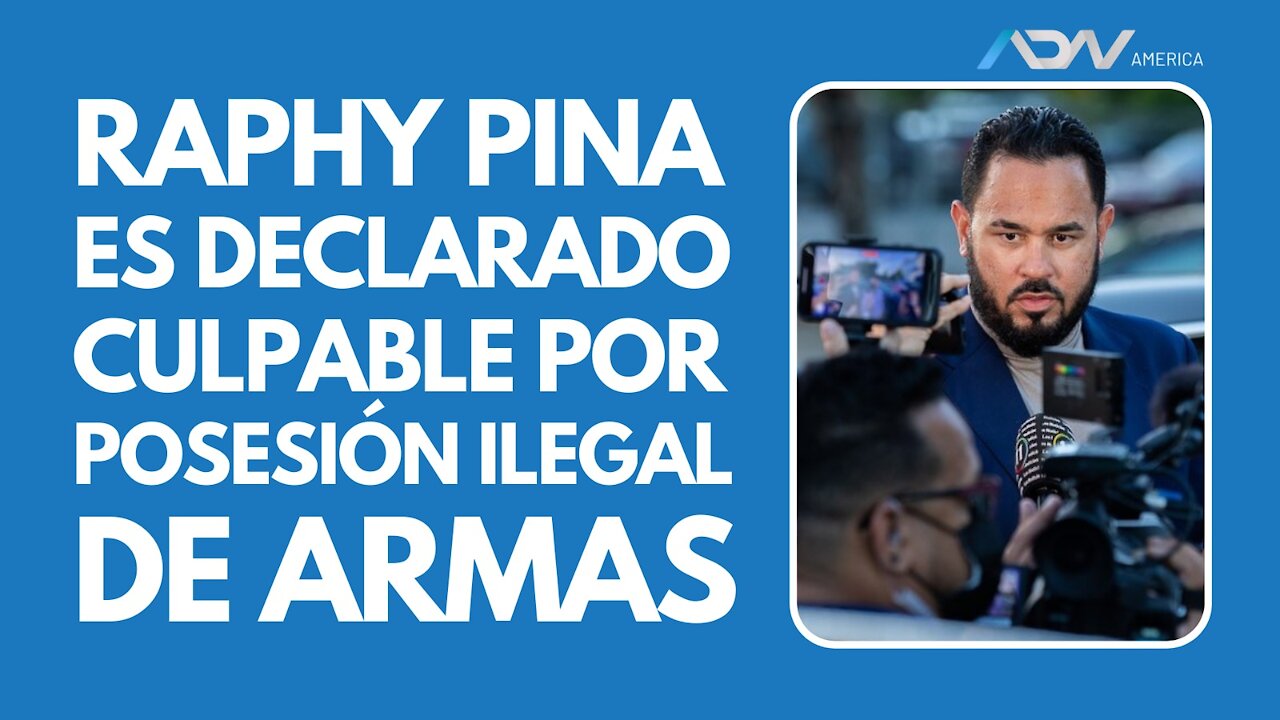 El productor Raphy Pina es declarado culpable por posesión ilegal de armas