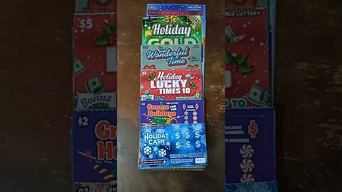 OHIO LOTTERY SCRATCH OFF HOLIDAY TICKETS ARE HERE 🎄🎅🦌