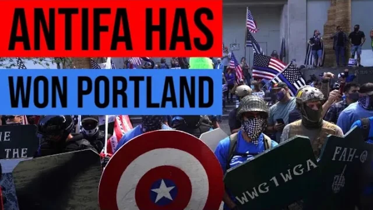 Antifa Chases Pro Cop Proud Boys Out of Portland